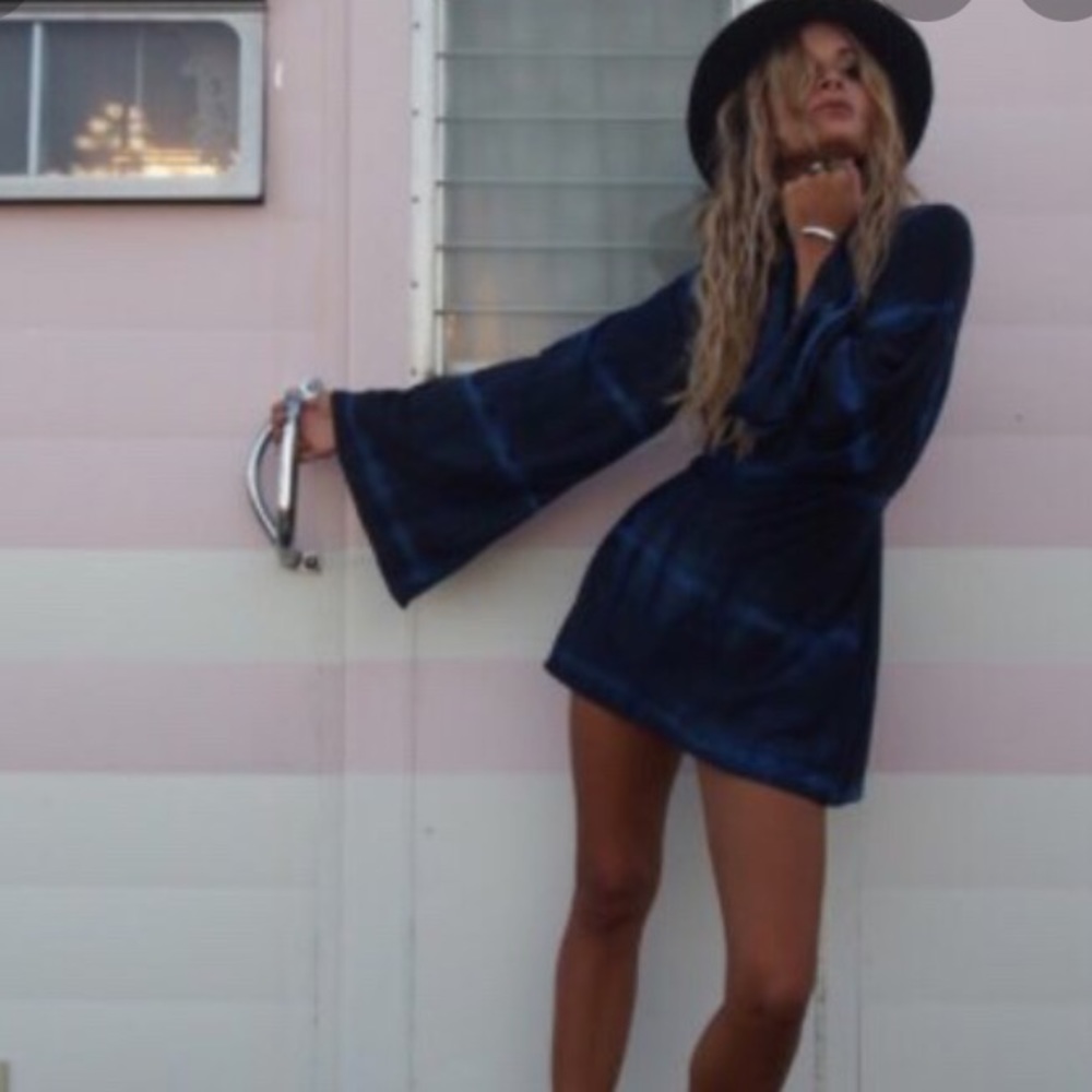 Rat and Boa Luna Ray Tie Dye Dress